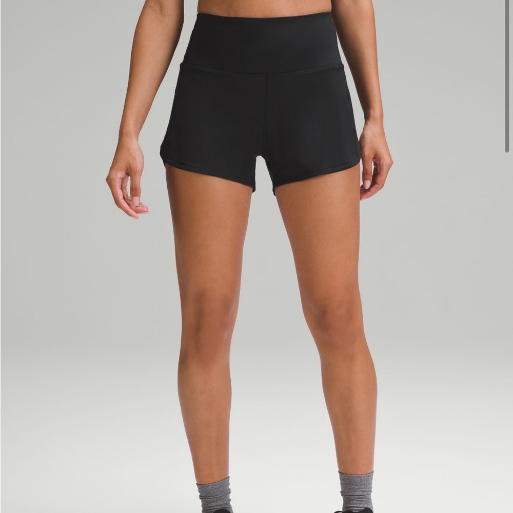 speed up high rise lululemon black shorts